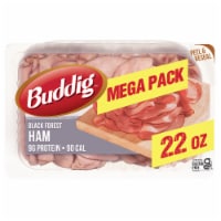 Buddig Black Forest Ham Sliced Lunch Meat Mega Pack 22oz Perspective: Main