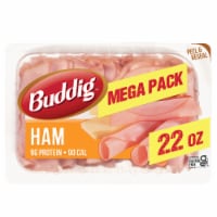Buddig Ham Sliced Lunch Meat Mega Pack 22oz Perspective: Main