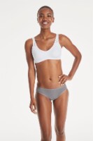 Hanes Ultimate® Ultra Light Comfort V-Neck Wirefree Bra Perspective: Main