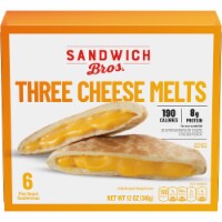 Sandwich Bros. Three Cheese Melt Pita Snack Sandwiches