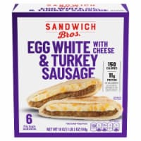 Sandwich Bros. Egg And Cheese Flatbread Pocket Breakfast Sandwiches Frozen Sandwiches Perspective: Main