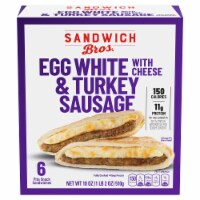 Sandwich Bros. Egg And Cheese Flatbread Pocket Breakfast Sandwiches Frozen Sandwiches Perspective: Main