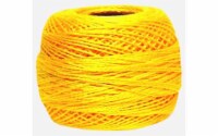 DMC Pearl Cotton Ball Size 8 87yd-Medium Yellow