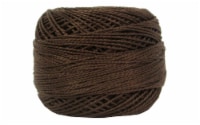DMC Pearl Cotton Ball Size 8 87yd-Very Dark Coffee Brown