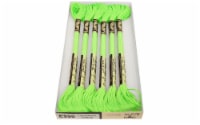 DMC Light Effects Embroidery Floss 8.7yd-Neon Green