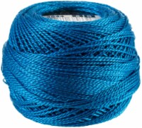 DMC Pearl Cotton Ball Size 8 87yd-Dark Bright Turquoise