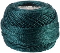 DMC Pearl Cotton Ball Size 8 87yd-Dark Teal Green