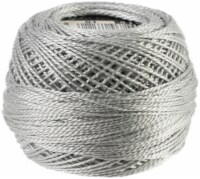 DMC Pearl Cotton Ball Size 8 87yd-White Tin