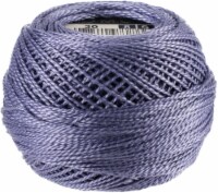 DMC Pearl Cotton Ball Size 8 87yd-Medium Light Blueberry