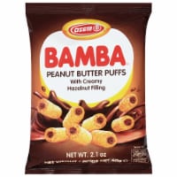 Osem Bamba Peanut Snack with Hazelnut Cream Filling