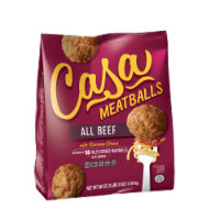 Casa Frozen Meatballs All Beef With Romano Cheese Frozen Meatballs