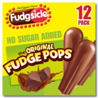 Fudgsicle® No Sugar Added Original Fudge Pops Perspective: Main