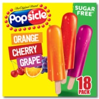 Popsicle Orange Cherry Grape Ice Pops