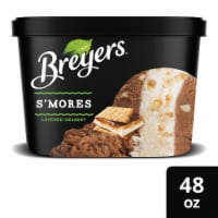 Breyers Layered Dessert S'Mores Frozen Dairy Dessert Tub Perspective: Main