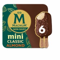 Magnum Vegan Almond Non-Dairy with Belgian Chocolate Variety Vanilla Ice Cream Bar