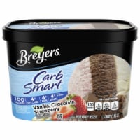 Breyers® Carb Smart™ Vanilla Chocolate and Strawberry Ice Cream Perspective: Main