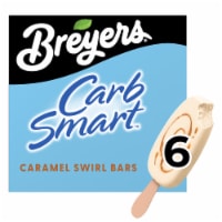 Breyers CarbSmart™ Caramel Swirl Frozen Dairy Dessert Bars Perspective: Main