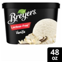 Breyers Lactose Free Vanilla Light Ice Cream Tub Perspective: Main