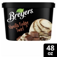 Breyers Vanilla Fudge Twirl Frozen Dairy Dessert Perspective: Main