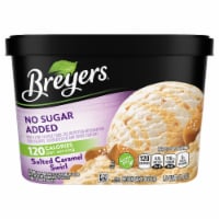 Breyers® No Sugar Added Salted Caramel Swirl Ice Cream Perspective: Main