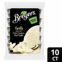 Save on Breyers Ice Cream Snack Cups Natural Vanilla - 10 ct Order Online  Delivery