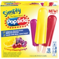 Popsicle® Simply Orange Cherry & Grape Fruit Pops Perspective: Main