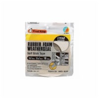 Frost King® Rubber Foam Self Adhesive Weatherseal Tape - White