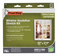 Frost King® Extra Large Outdoor Window Insulation Stretch Kit - Clear Perspective: Main
