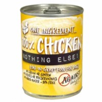 Nutripack EG81202 Against The Grain Nothing Else Chicken Food - 11 oz - Case of 12