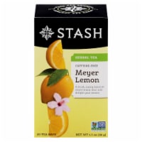 Stash Meyer Lemon Caffeine-Free Herbal Tea Bags Perspective: Main