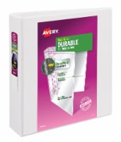 Avery™ White Clear Cover Durable Binder Perspective: Main