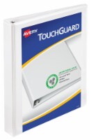 Avery® TouchGuard® White 3 Ring Binder Perspective: Main