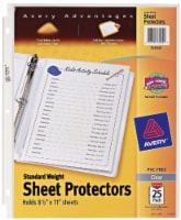 Avery Advantages Standard Weight Sheet Protectors - Clear