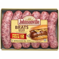 Johnsonville Brats Original Bratwurst Party Pack 12 Ea, Meat