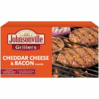 Johnsonville® Grillers™ Cheddar Cheese & Bacon Flavored Patties Perspective: Main