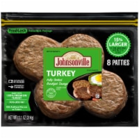 Johnsonville Fully Cooked Turkey Breakfast Sausage Patties