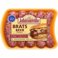 Johnsonville® Natural Casing Premium Beer Bratwursts Perspective: Main