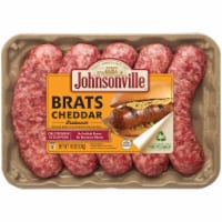 Johnsonville® Cheddar Pork Sausage Bratwurst Links Perspective: Main