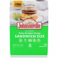 Johnsonville Fully Cooked Sandwich Size Turkey Breakfast Sausage Patties