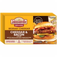 Johnsonville® Uncooked Cheddar Cheese Pork Dinner Patties Perspective: Main