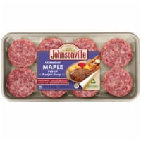 Johnsonville® Uncooked Vermont Maple Pork Breakfast Sausage Patties Package Perspective: Main