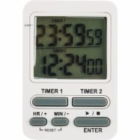 Taylor Duel Event Digital Timer Clock - White