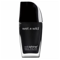 Wet n Wild® WildShine® 485D Black Créme Nail Color Perspective: Main