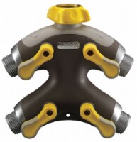 Nelson Irrigation Four Outlet Garden Hose Adapter Perspective: Main