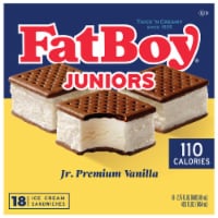 Fat Boy® Jr. Mini Vanilla Ice Cream Sandwiches
