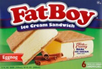 Fat Boy Egg Nog Ice Cream Sandwiches Perspective: Main
