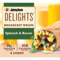 Jimmy Dean Delights® Spinach & Bacon Breakfast Wraps