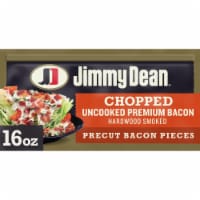 Jimmy Dean Chopped Uncooked Premium Hardwood Smoked Bacon