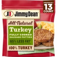 Jimmy Dean® All Natural Fully Cooked Turkey Sausage Patties