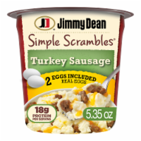 Jimmy Dean Simple Scrambles Turkey Sausage Perspective: Main